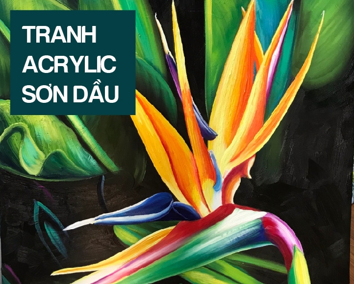 Tranh Acrylic - Sơn dầu